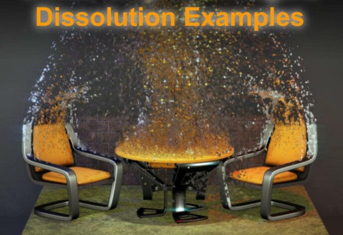 Dissolution Examples download
