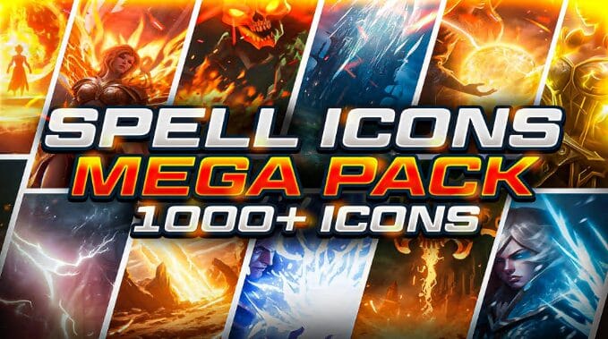 Cinematic Spell Icons – Mega Pack download
