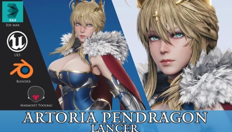 Artoria Pendragon Lancer – Game Ready download