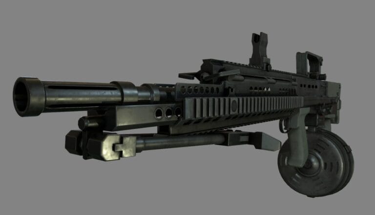 Animated L86 Light Machine Gun Weapon Pack download