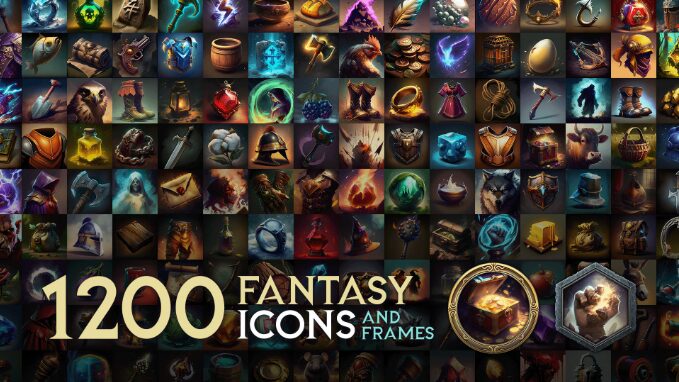 Fantasy Icons and Frames download