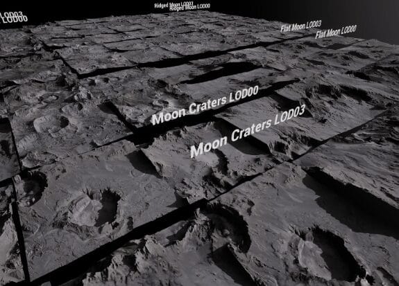Moon surface building kit download